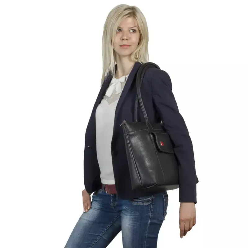Sieviešu soma Rivacase Orly 39,6 cm (15,6 collas) Melna