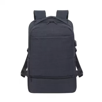 Mugursoma Rivacase 8365 17,3 collu portatīvajiem datoriem, poliesters, melna, 850 g