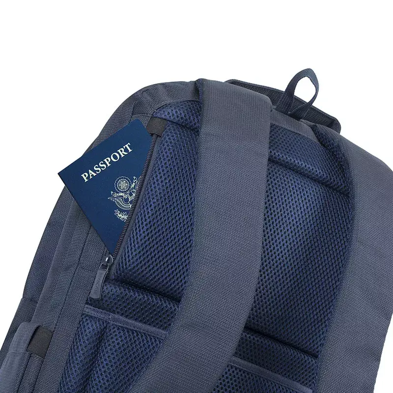 Mugursoma Rivacase 8460 portatīvajiem datoriem līdz 43,9 cm (17,3 collas), poliesteris, zila, 717 g