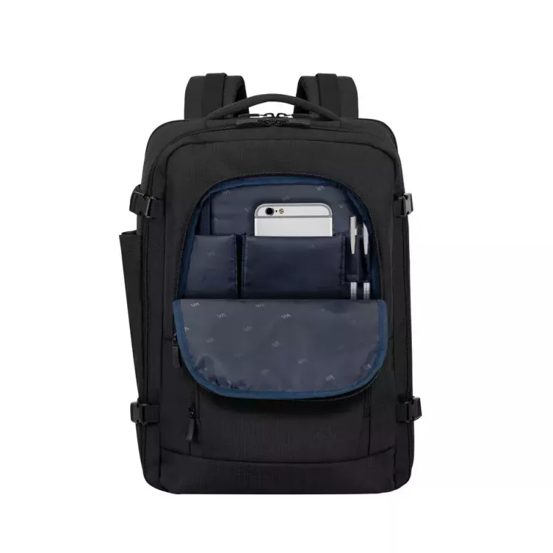 Mugursoma Rivacase 8461 43,9 cm 17,3 collas Melns 2 priekšējās kabatas