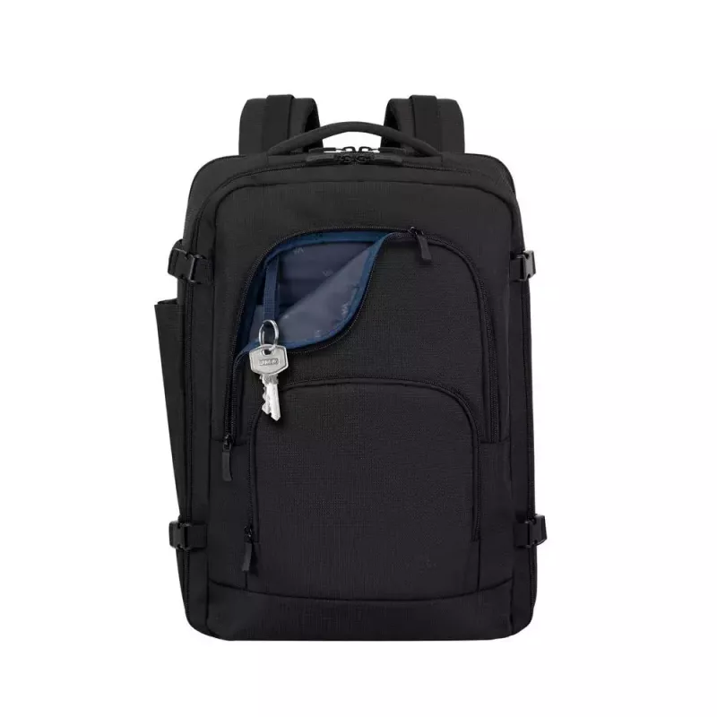 Mugursoma Rivacase 8461 43,9 cm 17,3 collas Melns 2 priekšējās kabatas