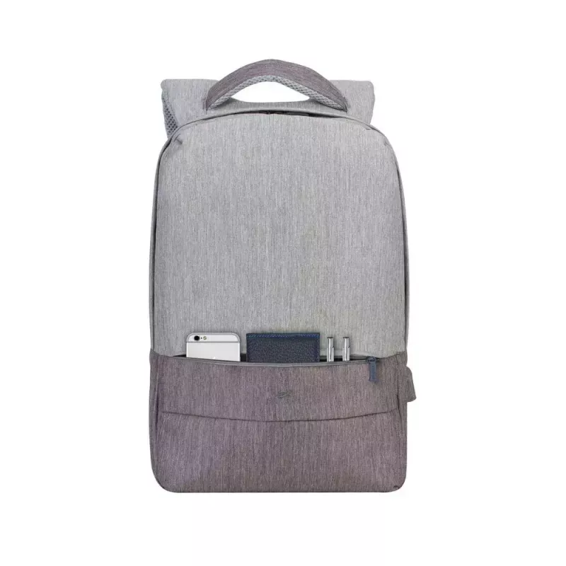 Mugursoma Rivacase 7562 39,6 cm (15,6 collas) pelēka/mokas krāsā