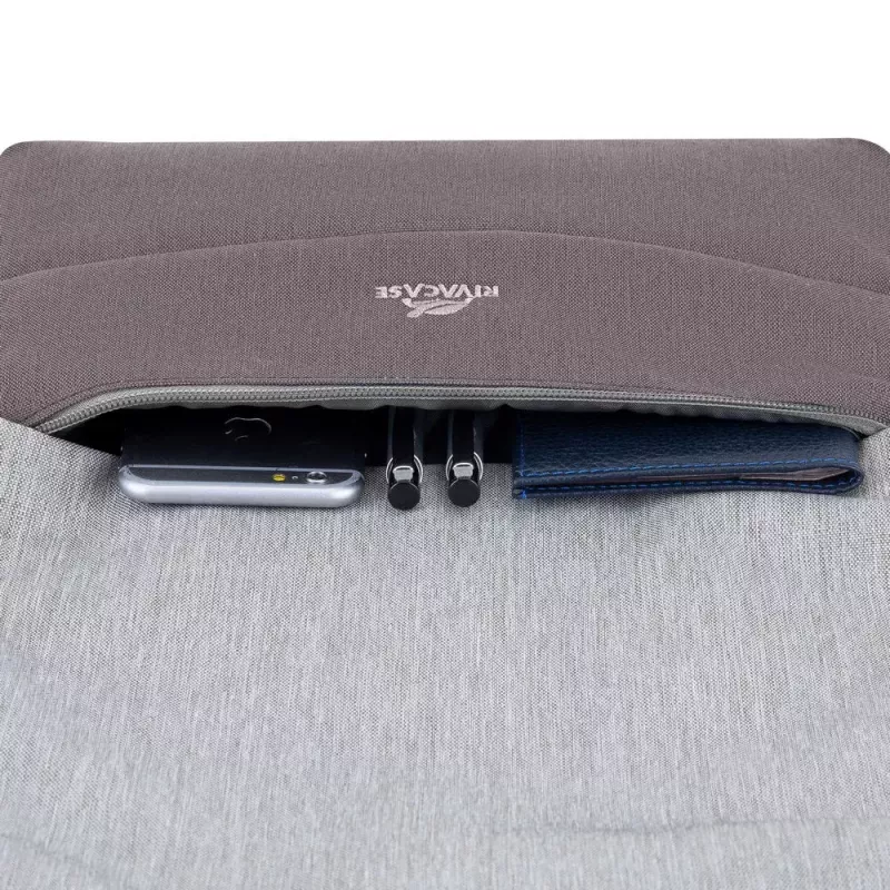 Mugursoma Rivacase 7562 39,6 cm (15,6 collas) pelēka/mokas krāsā