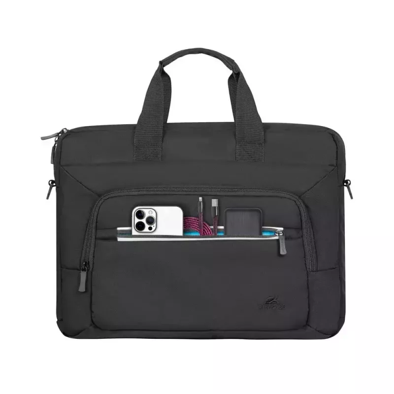Toploader soma Rivacase 7521 35,6 cm (14 collas) Melna