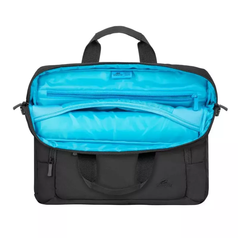 Toploader soma Rivacase 7521 35,6 cm (14 collas) Melna