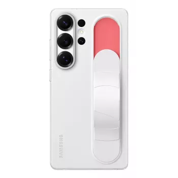 Cover Samsung Galaxy S25 Ultra Monochromatic balta with Stand