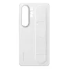Cover Samsung Galaxy S25 Ultra Monochromatic balta with Stand