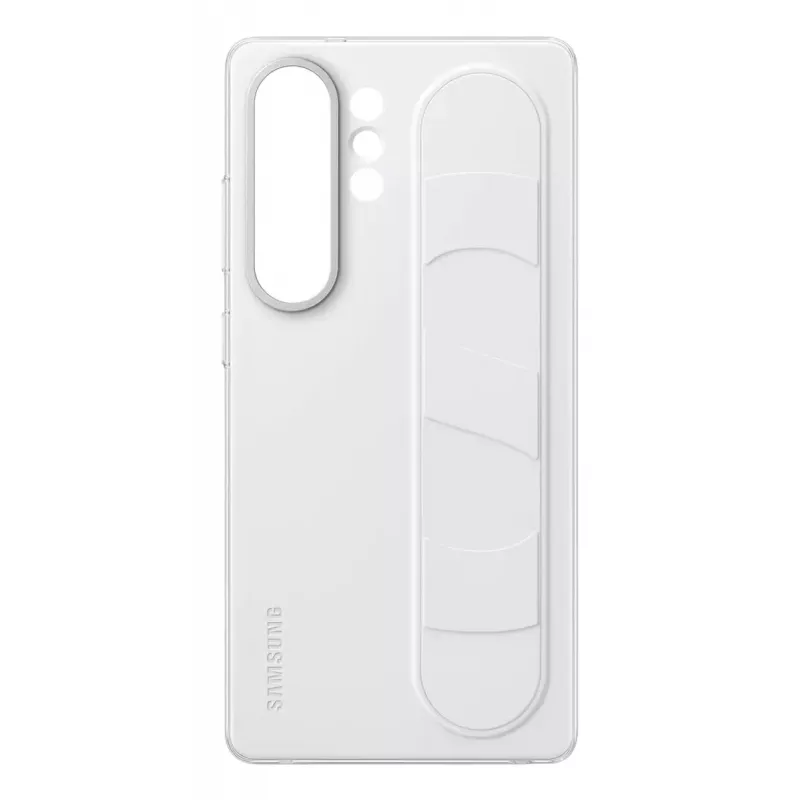 Cover Samsung Galaxy S25 Ultra Monochromatic balta with Stand