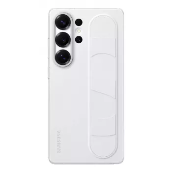 Cover Samsung Galaxy S25 Ultra Monochromatic balta with Stand