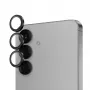 PanzerGlass® Hoops® Kameras lēcas aizsargs melns Samsung Galaxy S25