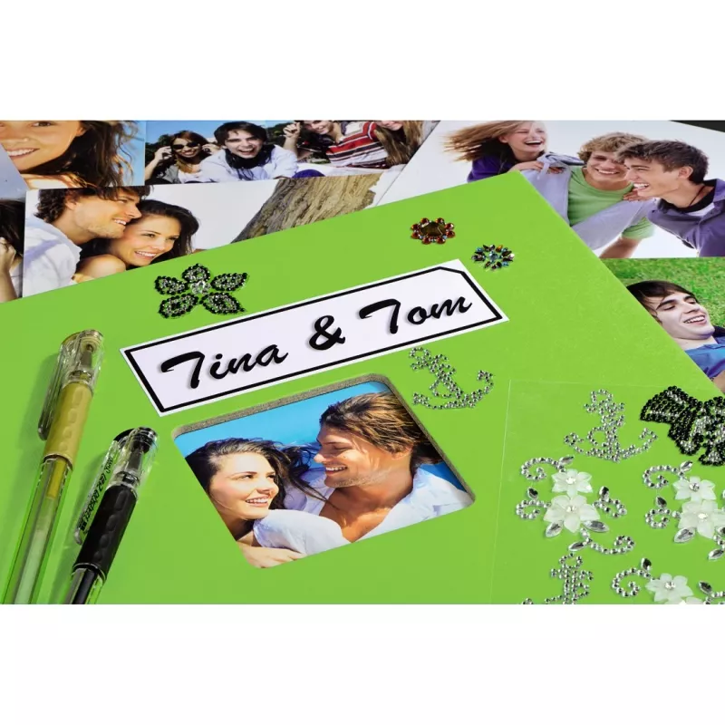 Hama Fine Art fotoalbums Zaļš 50 loksnes 10 x 15 cm