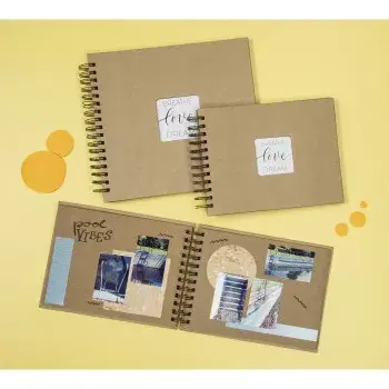 Hama Craft fotoalbums Brūns 80 lapas 10 x 15 Spirālveida iesējums