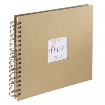 Hama Craft fotoalbums Brūns 80 lapas 10 x 15 Spirālveida iesējums
