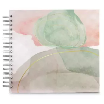 Hama Watercolor fotoalbums Zaļš 100 loksnes 10 x 15 Spirāliesējums
