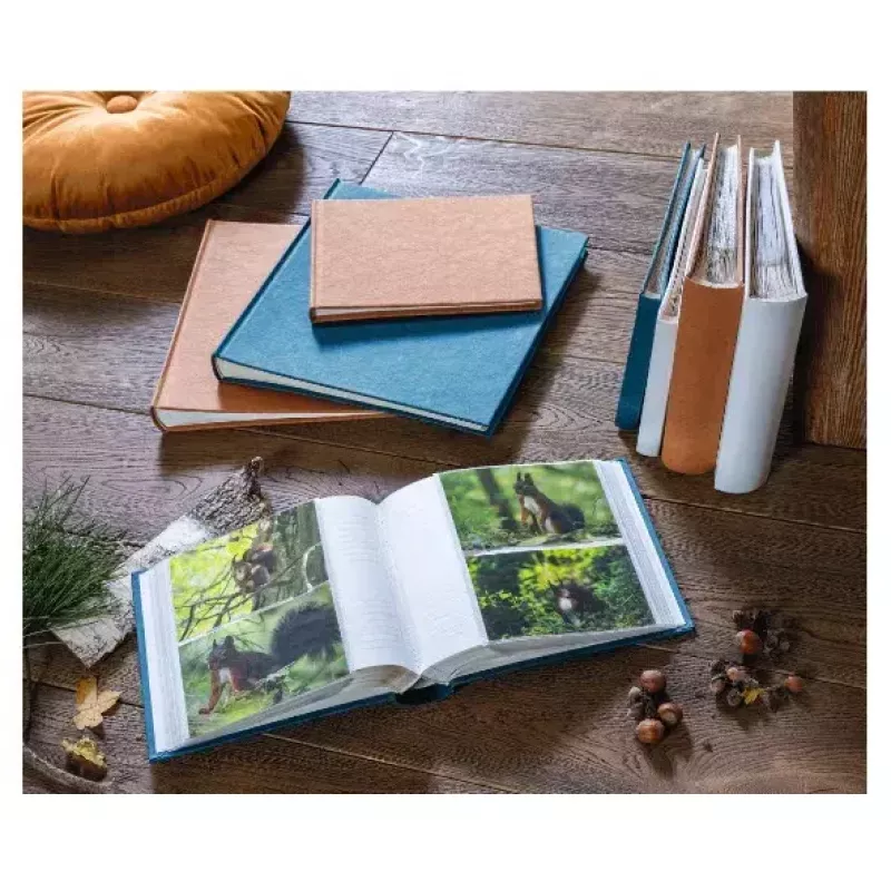 Hama Reljefains fotoalbums brūns 36 lapas 10 x 15 grāmatas iesējums