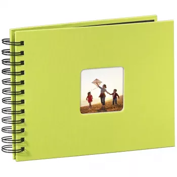 Hama fotoalbums Zaļš 50 lapas 10 x 15 Spirālveida iesējums