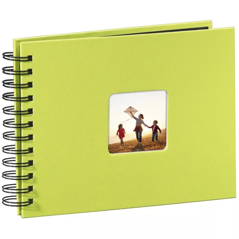 Hama fotoalbums Zaļš 50 lapas 10 x 15 Spirālveida iesējums