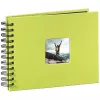 Hama fotoalbums Zaļš 50 lapas 10 x 15 Spirālveida iesējums