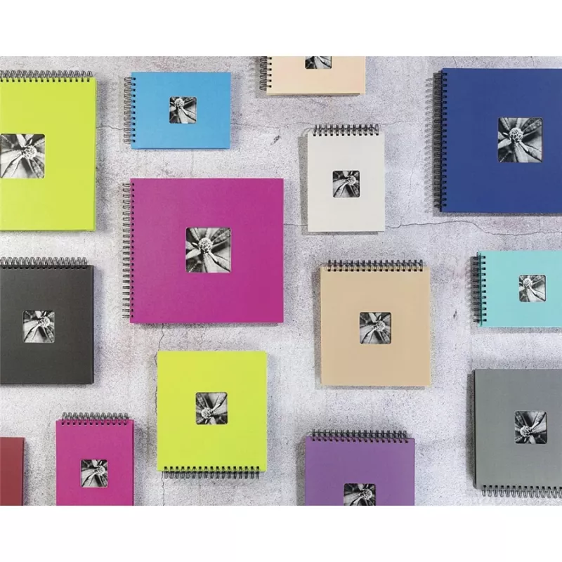 Hama fotoalbums Zaļš 50 lapas 10 x 15 Spirālveida iesējums