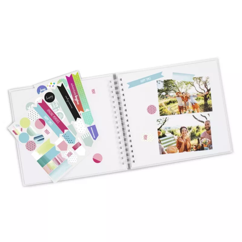 Fotoalbums Hama 00007293 Balts Spirāļu iesējums 280x240 mm