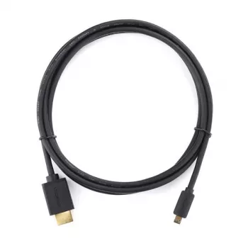 Ugreen 30104 HDMI kabelis 3 m HDMI D tips (Mikro) HDMI A tips (Standarta) Melns