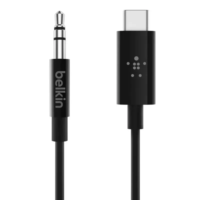 Audio kabelis Belkin RockStar 3.5mm ar USB-C savienotāju