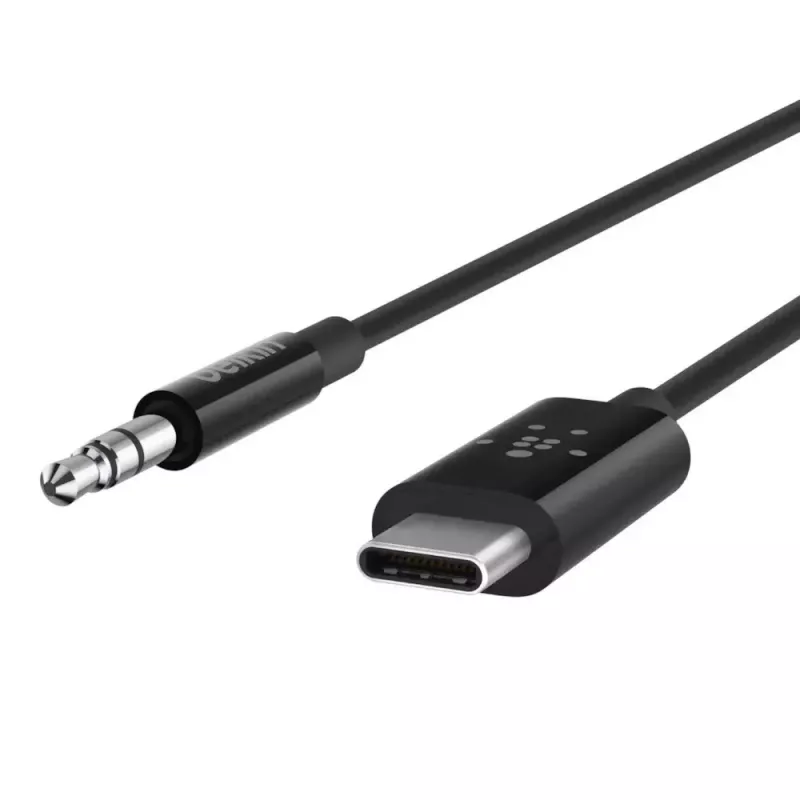 Audio kabelis Belkin RockStar 3.5mm ar USB-C savienotāju