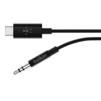 Audio kabelis Belkin RockStar 3.5mm ar USB-C savienotāju