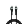 Conceptronic ETTA01B12 USB C-C PD 3.0 100W Ātrās uzlādes kabelis 1.2M, 20V 5A, 480Mbps, E-Mark