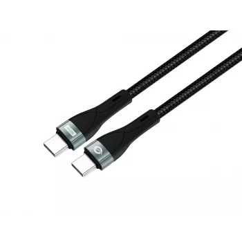 Conceptronic ETTA01B20 USB C-C PD 3.0 100W ātrās uzlādes kabelis 2M, 20V 5A, 480Mbps, E-Mark