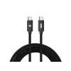 Conceptronic ETTA03B20 USB C-C PD 3.1 240W ātrās uzlādes kabelis 2m, 48V 5A, 480Mbps, E-Mark