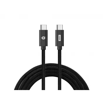 Conceptronic ETTA03B20 USB C-C PD 3.1 240W ātrās uzlādes kabelis 2m, 48V 5A, 480Mbps, E-Mark