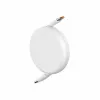 USB kabelis Baseus Free2Pull 1 m USB C balts