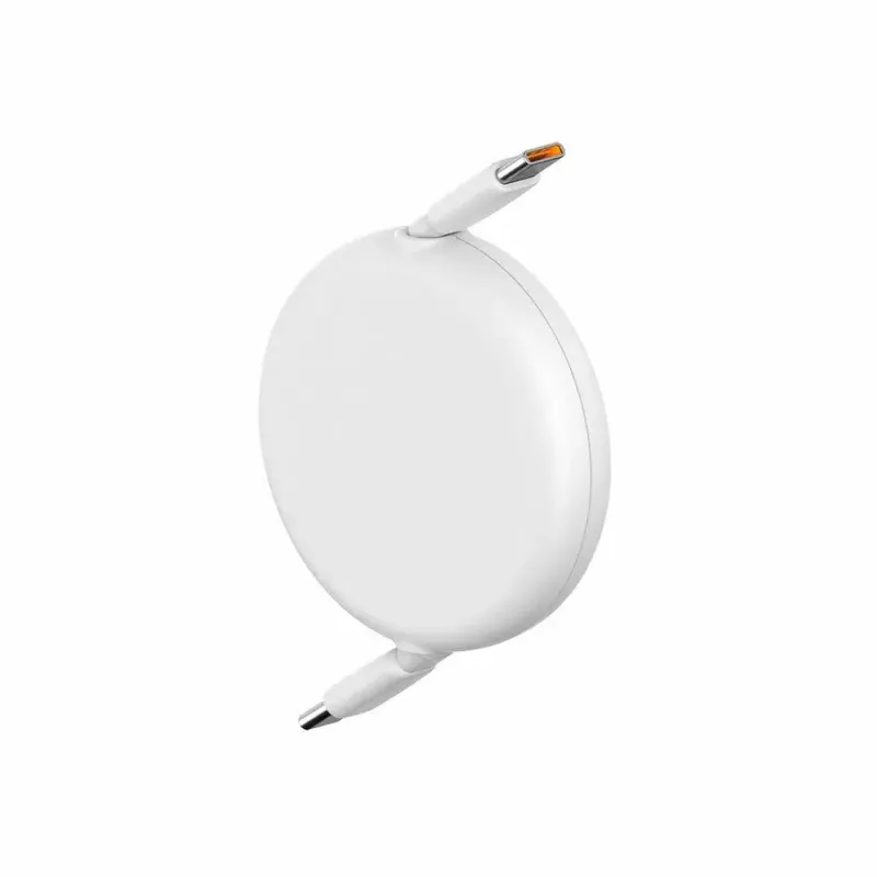 USB kabelis Baseus Free2Pull 1 m USB C balts