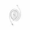 USB kabelis Baseus Free2Pull 1 m USB C balts