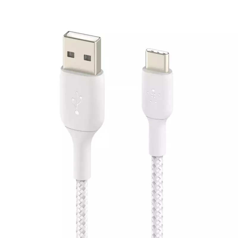 USB kabelis Belkin CAB002BT3MWH 3 m USB A USB C Balts
