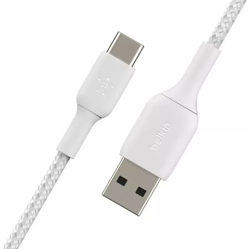 USB kabelis Belkin CAB002BT3MWH 3 m USB A USB C Balts