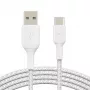 USB kabelis Belkin CAB002BT3MWH 3 m USB A USB C Balts