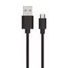 USB kabelis Ansmann 1700-0129 1m USB A Micro-USB B Melns