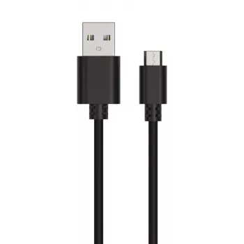 USB kabelis Ansmann 1700-0129 1m USB A Micro-USB B Melns