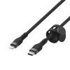 Lightning kabelis Belkin CAA011BT2MBK 2m melns USB C uz Lightning