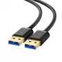 Ugreen 10370 USB kabelis USB 3.2 Gen 1 (3.1 Gen 1) 1 m USB A Melns