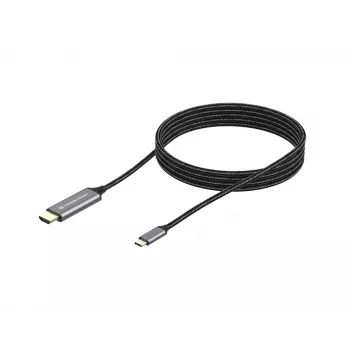 Conceptronic USB-C uz HDMI kabelis, vīrišķais-vīrišķais, 4K 60 Hz, 2 m, USB Type-C, HDMI, vīrišķais, vīrišķais, taisns