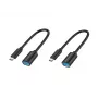 Conceptronic ABBY11B USB-C uz USB-A OTG adapteru komplekts (2 gab.), 20 cm