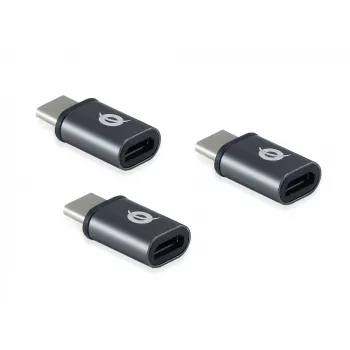 Conceptronic DONN USB-C uz Micro USB OTG adapteris, 3 gab. iepakojumā