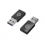 USB-A uz USB-C adapteris Conceptronic DONN10G 2 gab. iepakojumā