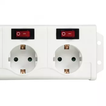 Hama 137239 strāvas pagarinātājs 1.4 m 6 maiņstrāvas kontaktligzdu(-as) Iekštelpām Balts