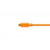 USB kabelis Tether Tools CU5430ORG 4,6 m USB A uz Micro-USB B, oranžs