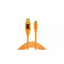 USB kabelis Tether Tools CU5430ORG 4,6 m USB A uz Micro-USB B, oranžs