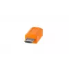 USB kabelis Tether Tools CUC2515-ORG 4,6 m USB-C uz Micro-USB B oranžs